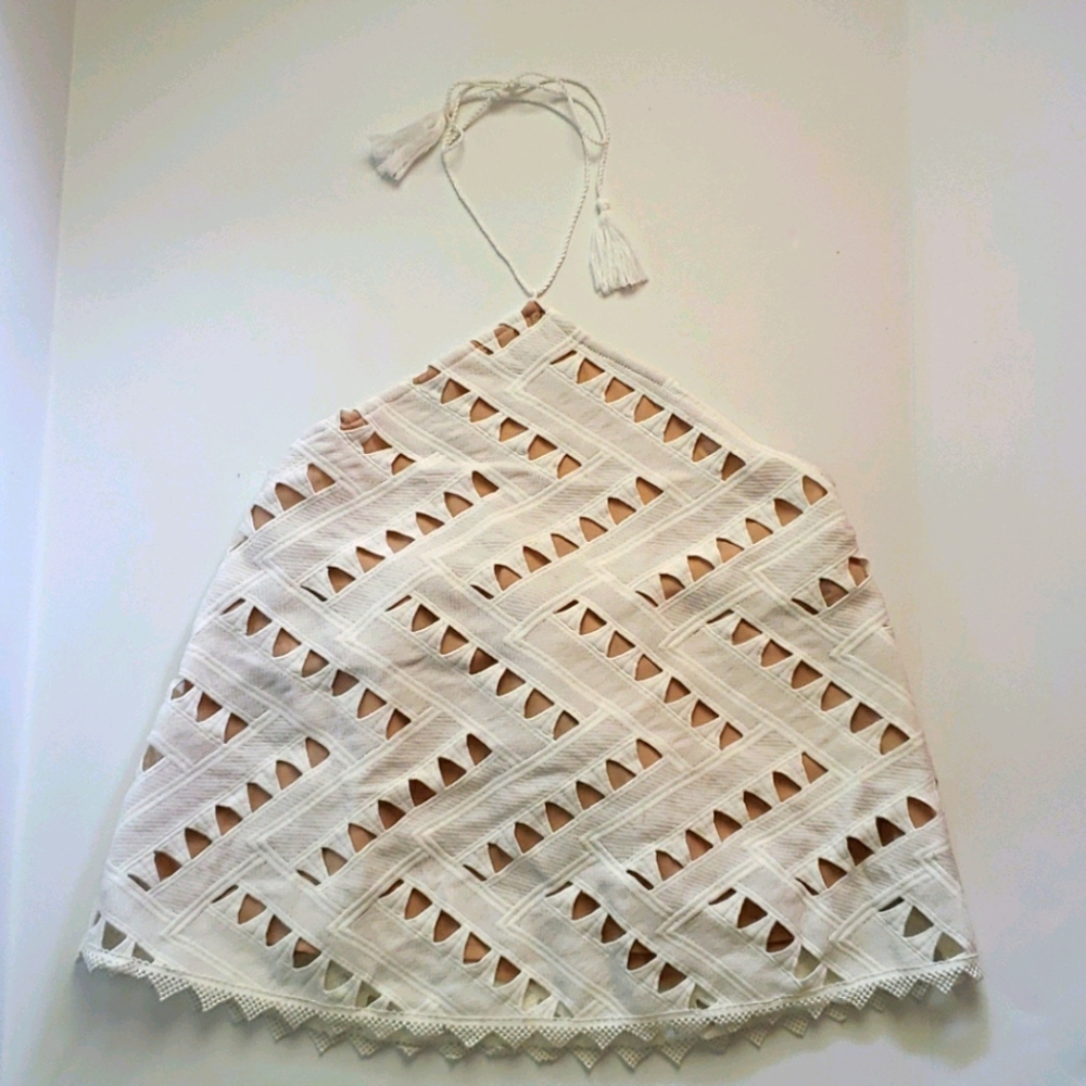 NWT Line&Dot Halter Crop Top